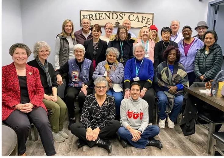 Group of older adults at the Stamford Senior Center
